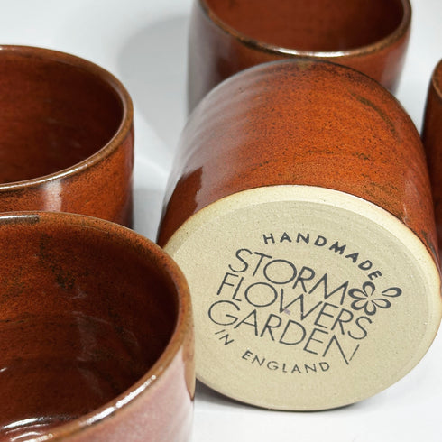 Mini Cinnamon Handmade Ceramic Plant Pot